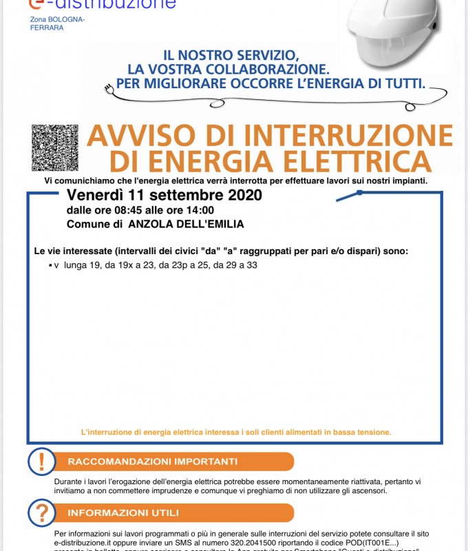 sospensione enel 11 settembre