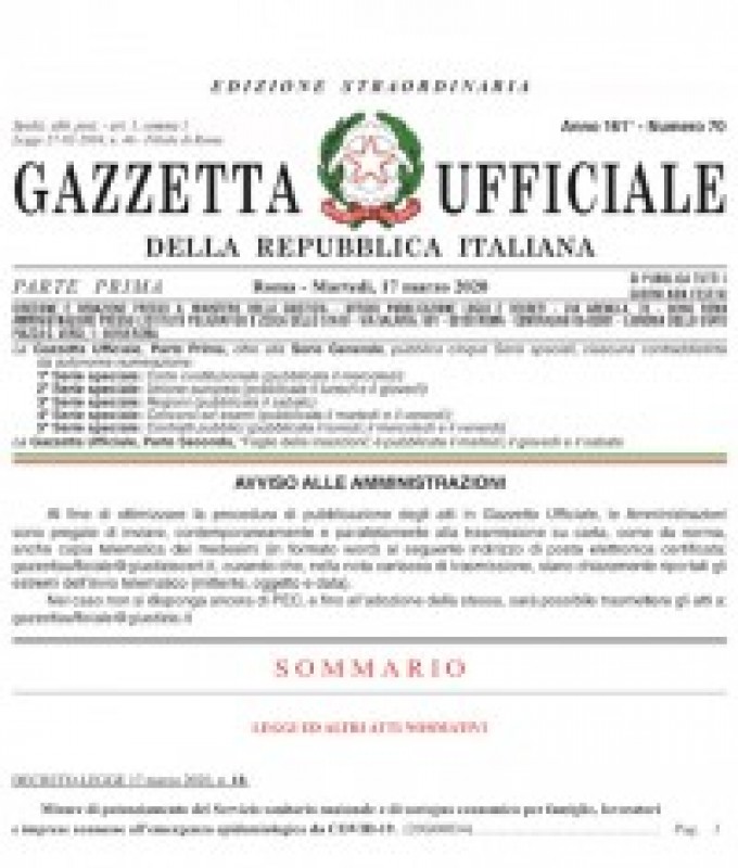 Sospensione dei termini dei procedimenti amministrativi