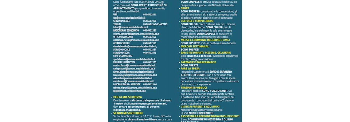 servizi comunali disponibili